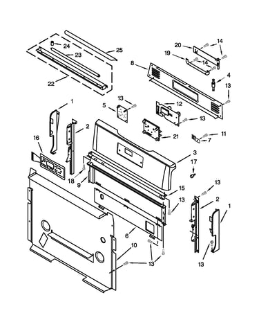 Control panel parts