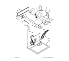 Kenmore 11061262310 top and console parts diagram