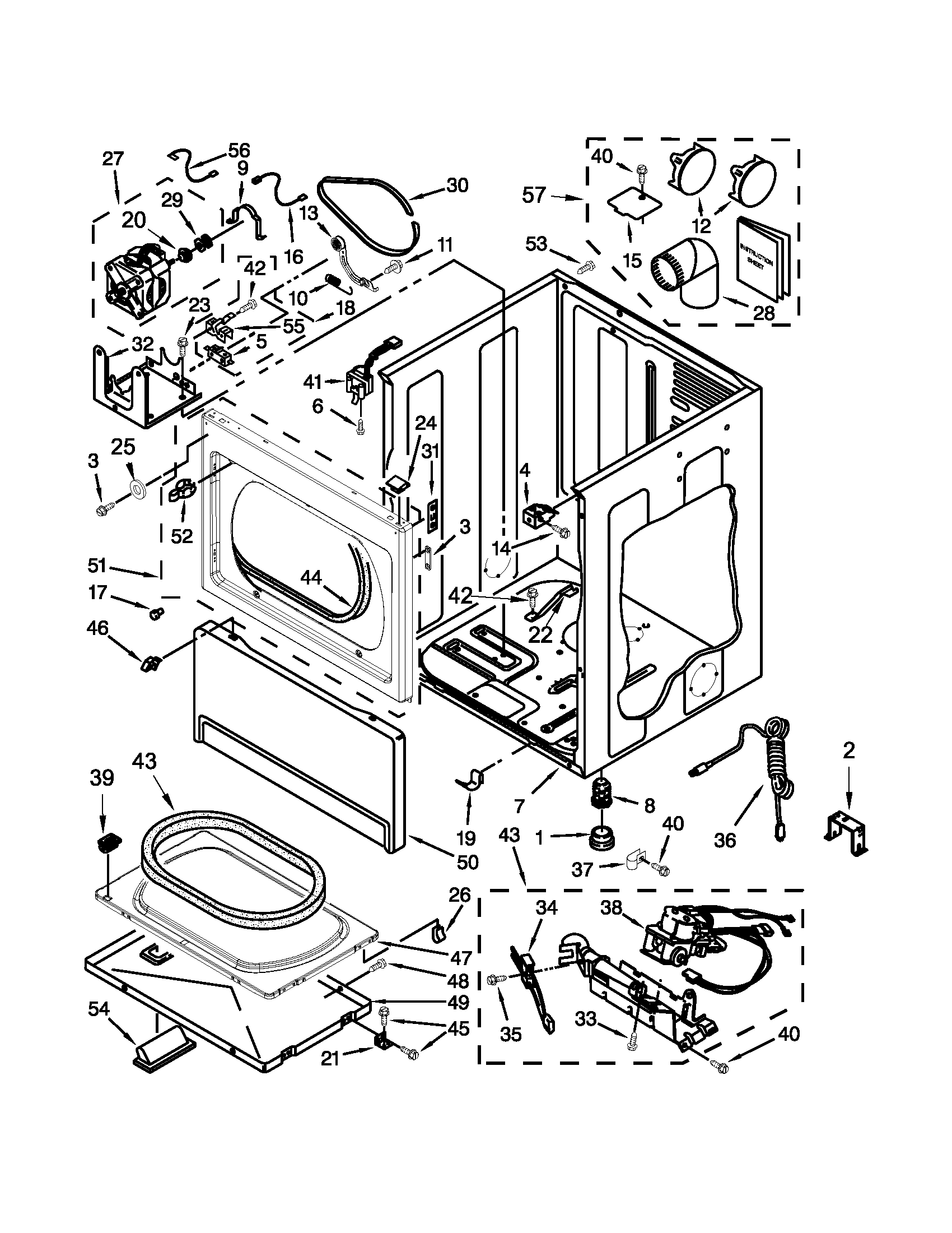 Cabinet parts