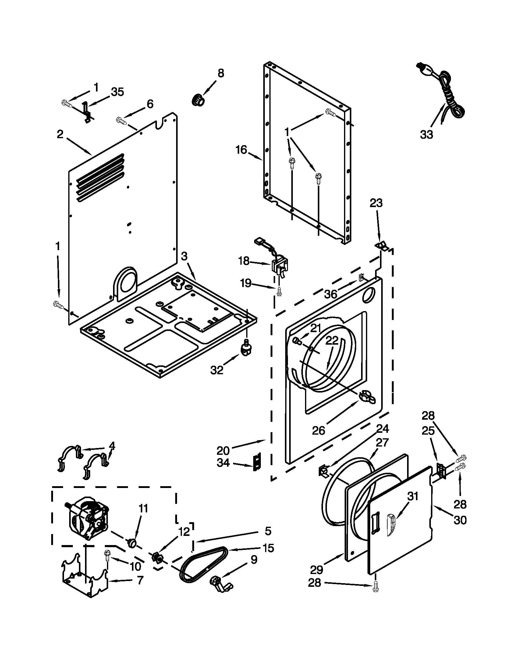Cabinet parts