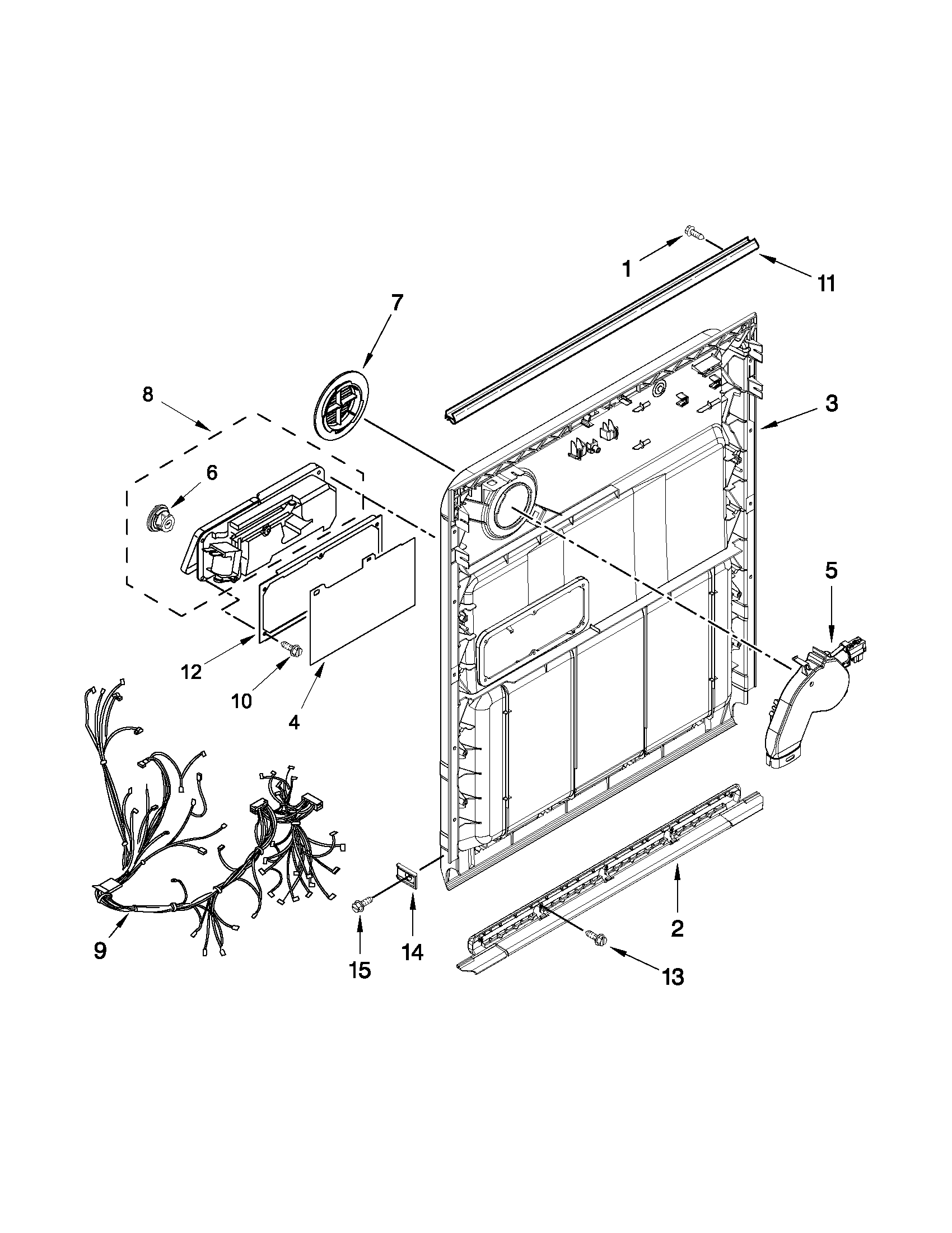Inner door parts