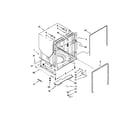 Kenmore 66513259K114 tub and frame parts diagram
