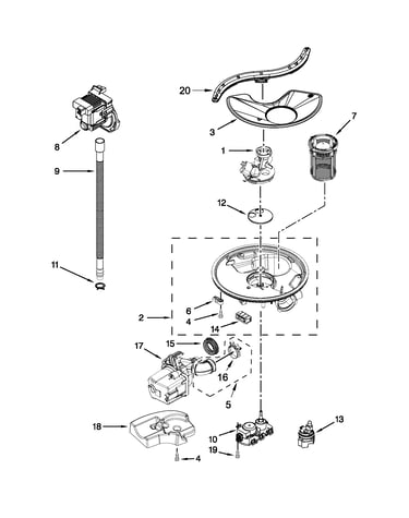 Pump and motor parts