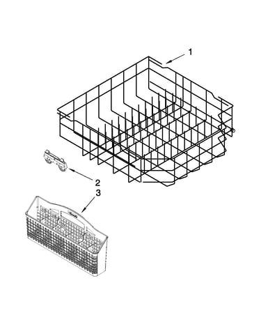 Lower rack parts