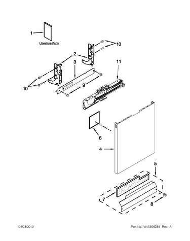 Door and panel parts