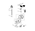 Kenmore 66513269K113 pump, washarm and motor parts diagram