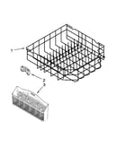 Lower rack parts
