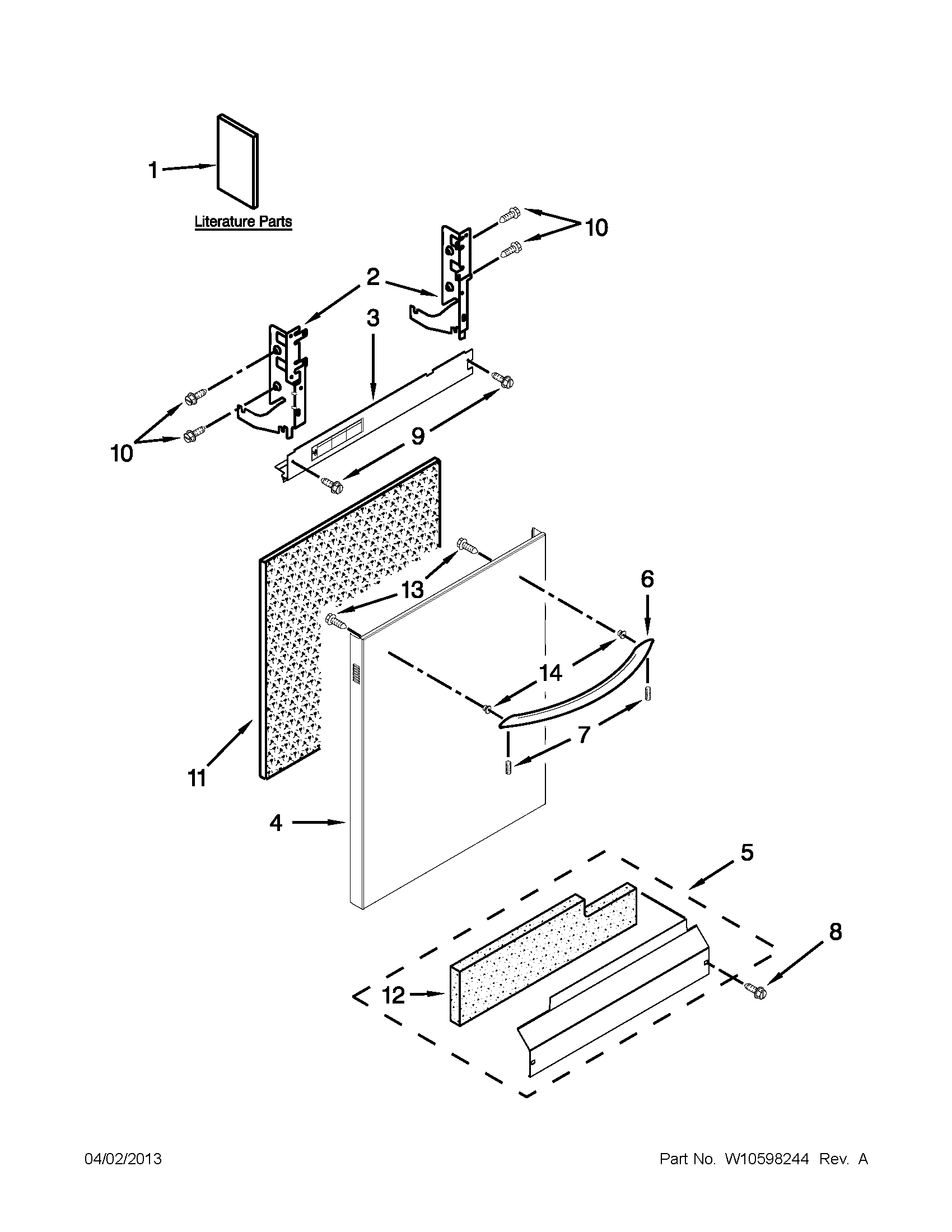 Door and panel parts