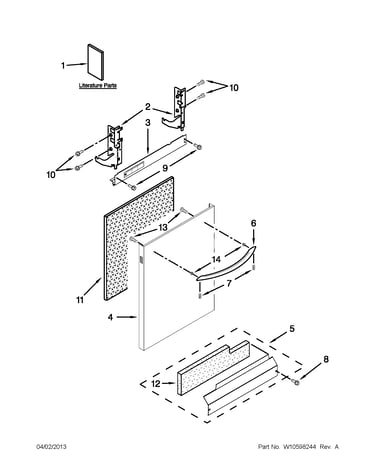 Door and panel parts