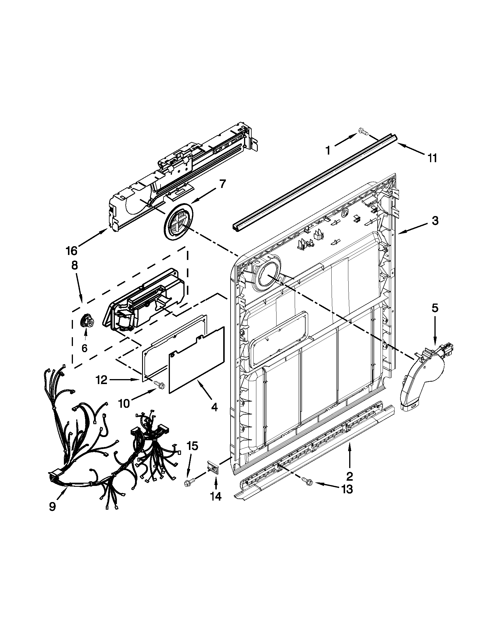 Inner door parts