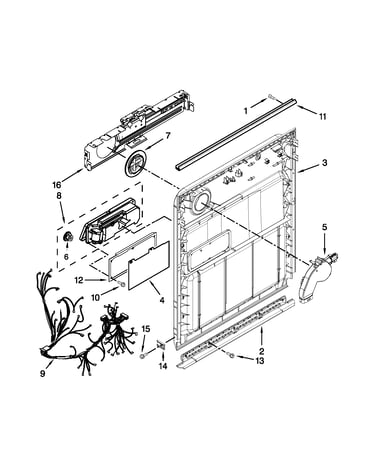 Inner door parts