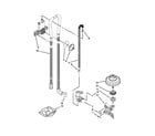 Kenmore Elite 66512793K310 fill, drain and overfill parts diagram