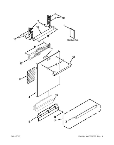 Door panel parts