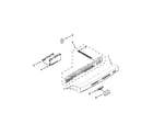 Kenmore 66513032K114 control panel and latch parts diagram