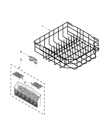 Lower rack parts