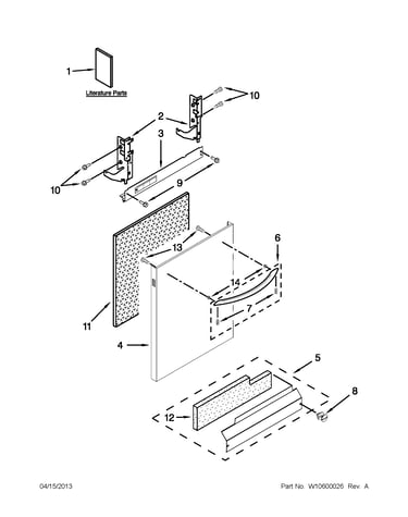Door and panel parts
