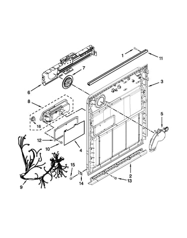 Inner door parts