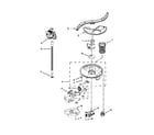 Kenmore 66513299K115 pump, washarm and motor parts diagram