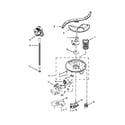 Kenmore 66513293K115 pump, washarm and motor parts diagram