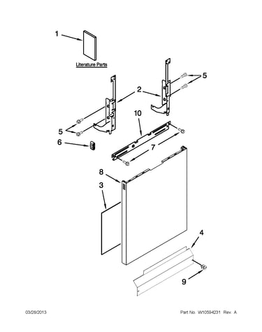 Door and panel parts