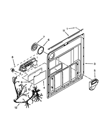 Inner door parts