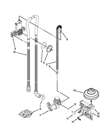 Fill, drain and overfill parts