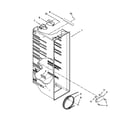 Kenmore 10650023210 refrigerator liner parts diagram
