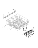 Upper rack and track parts
