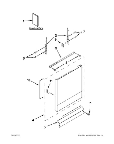 Door and panel parts