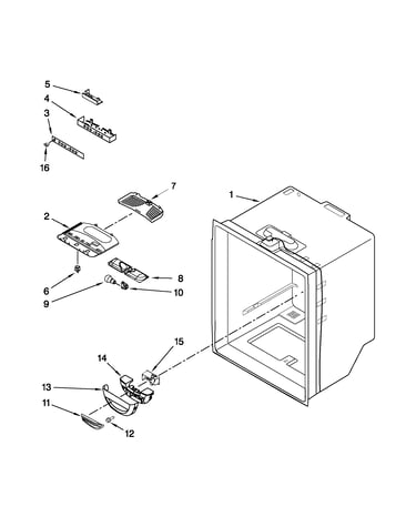 Refrigerator liner parts