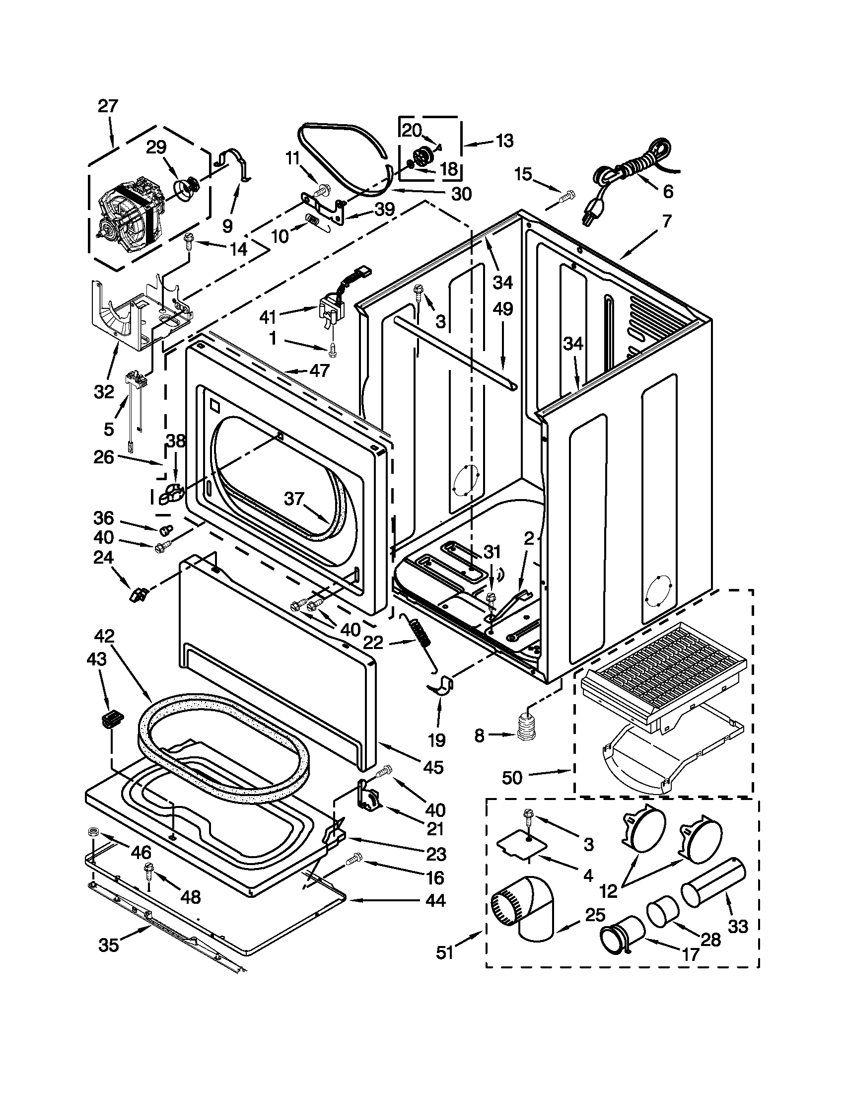 Cabinet parts