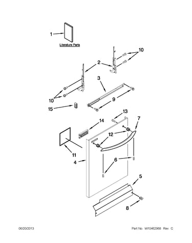 Door and panel parts