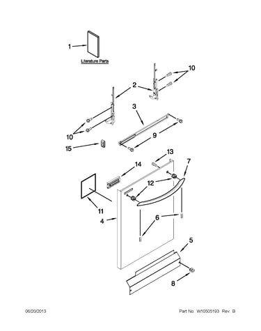 Door and panel parts
