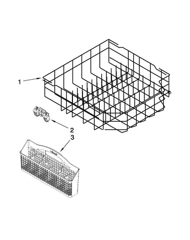 Lower rack parts