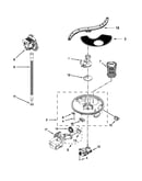Pump, washarm and motor parts