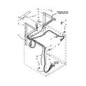 Kenmore 1108875279A dryer support and washer parts diagram