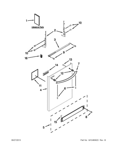 Door and panel parts