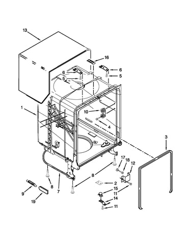 Tub and frame parts