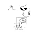 Kenmore 66517159K212 pump, washarm and motor parts diagram