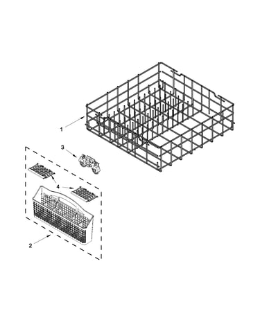 Lower rack parts