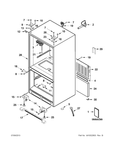 Cabinet parts