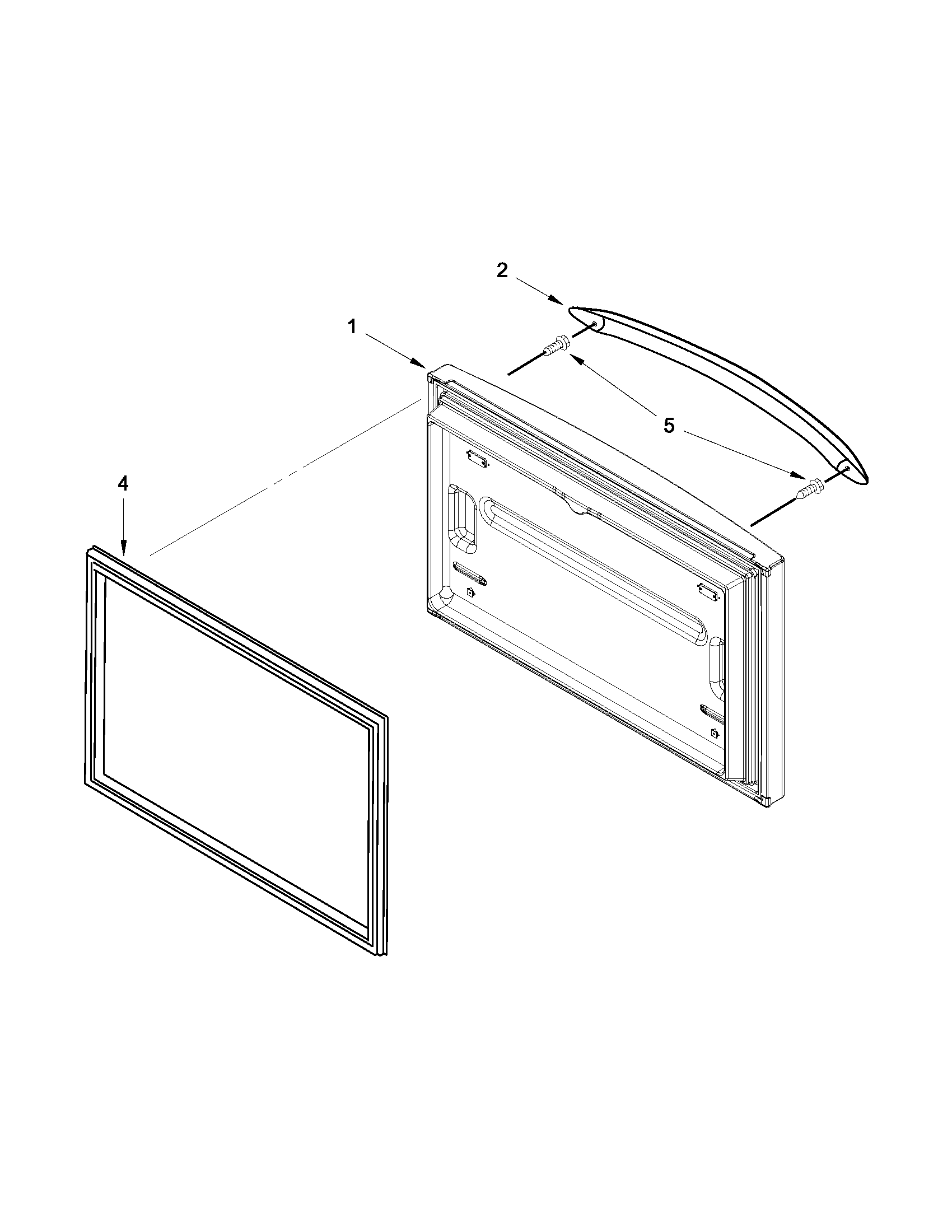 Freezer door parts
