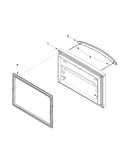 Freezer door parts