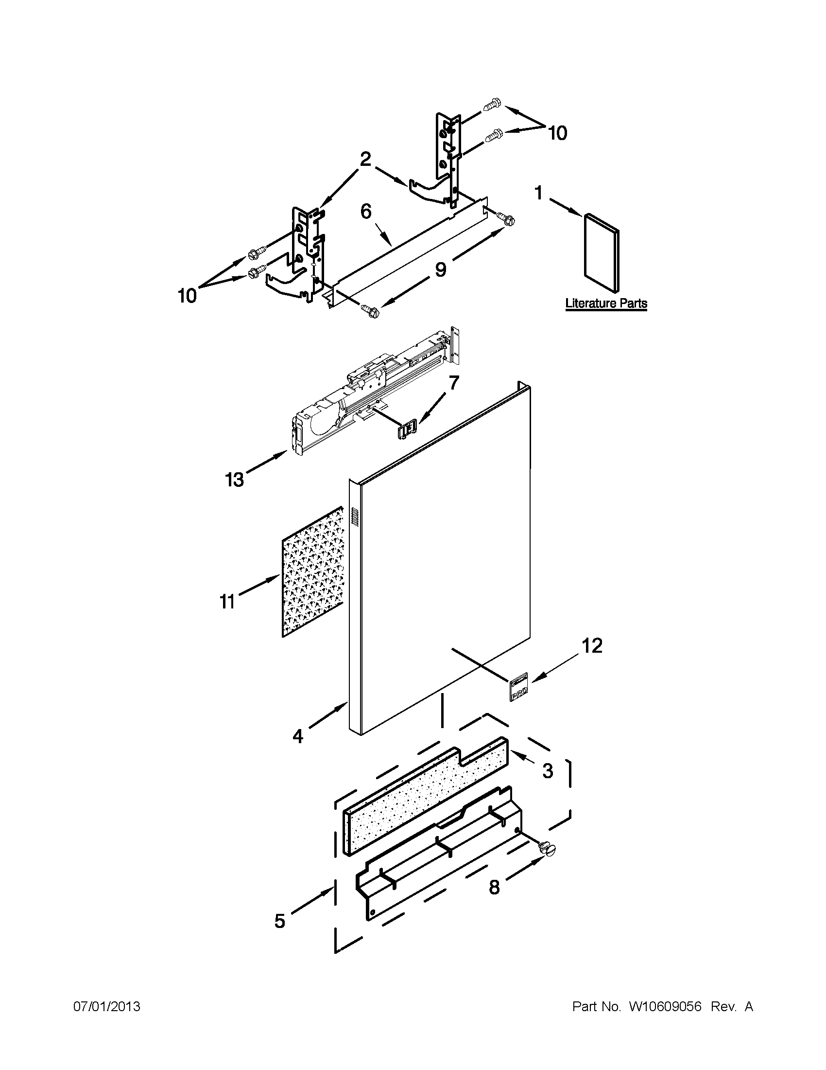 Door panel parts