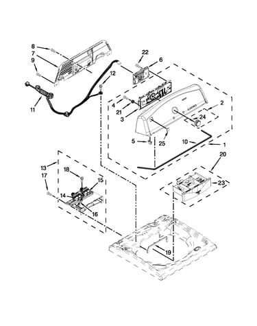 Console and dispenser parts