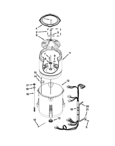 Basket and tub parts