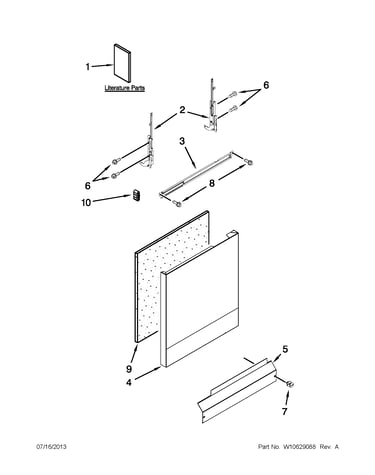 Door and panel parts