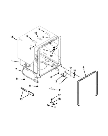Tub and frame parts
