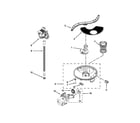 Kenmore 66513073K213 pump, washarm and motor parts diagram