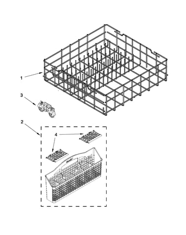 Lower rack parts
